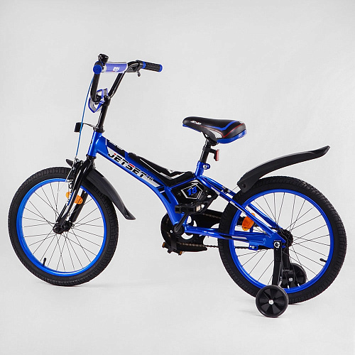 													Велосипед детский  JetSet  18" 10,5" сине-черный JS-N1803  фото 4