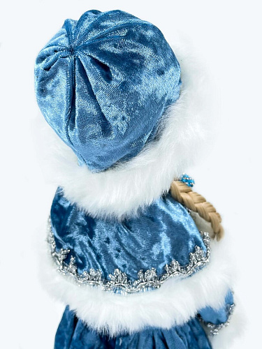 													Снегурочка интерьерная 45 см голубой, серебристый S9918006 фото 4