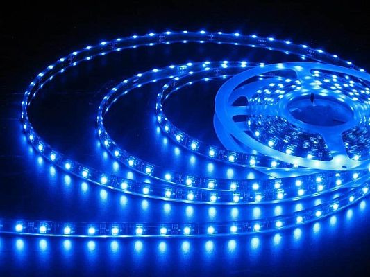 Светодиодная лента (кратность реза: 1,2м) 72 LED/1.2M LED  синий LT-2W