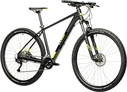 													Велосипед горный CUBE AIM EX 29" 19" 18 ск. black´n´flashyellow 401450-19 2021 фото 2