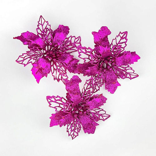 													Цветок ярко фиолетовый d  см Al-спайка-3brpurple фото 2