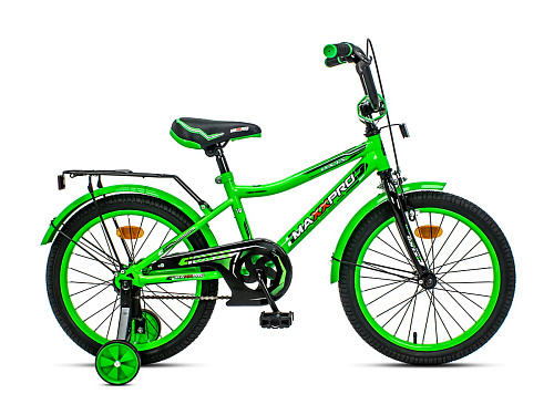 													Велосипед детский  MAXXPRO ONIX 18" 10,5" зеленый, черный ONIX-N18-6  фото 2