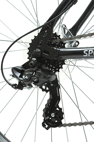 													Велосипед горный FORWARD SPORTING 27,5 1.2 S 27.5" 17" 21 ск. черный/серебристый RBKW1M17GS06 2021 фото 2