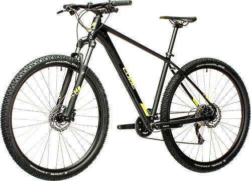 													Велосипед горный CUBE AIM EX 29" 17" 18 ск. black´n´flashyellow 401450-17 2021 фото 4