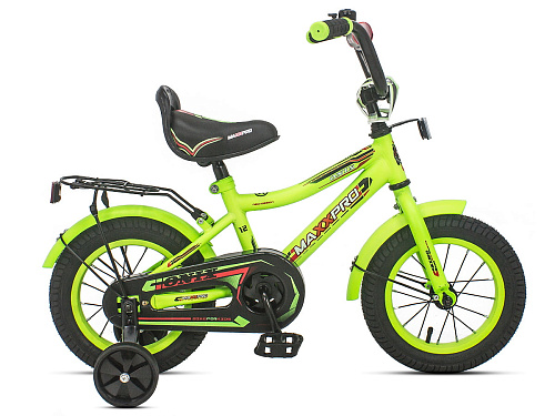 													Велосипед детский  MAXXPRO ONIX 12"  салатовый/черный ONIX-N12-5  фото 2