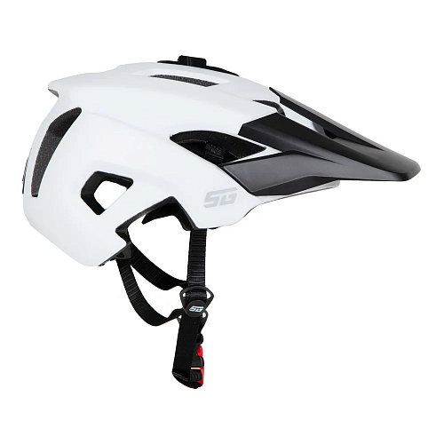 													Шлем с фонарем и креплением под экшн камеру STG WT-085 L (58-61) см бело-черный Х112428 фото 6