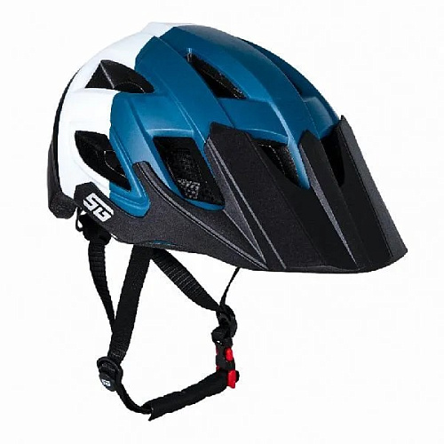 													Шлем с фонарем STG TS-39 L (58-61) см черно-синий Х112432 фото 2