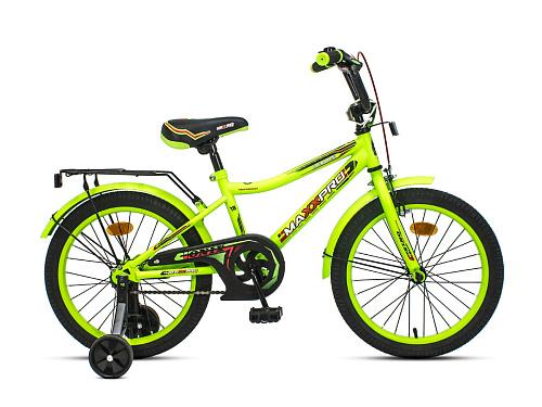 													Велосипед детский  MAXXPRO ONIX 18" 10,5" салатовый/черный ONIX-N18-5  фото 2