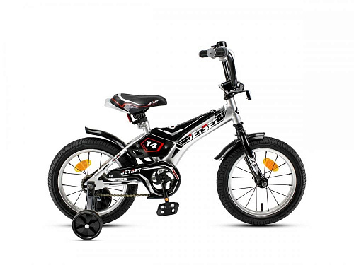 													Велосипед детский JetSet  14"  черно-серый JS-N1404  фото 2