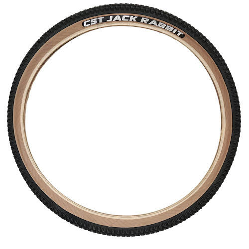 													Велопокрышка CST 27.5"x2.25 (57-584) JACK RABBIT C1747  черный (коричневая боковина) TB00313800 фото 2