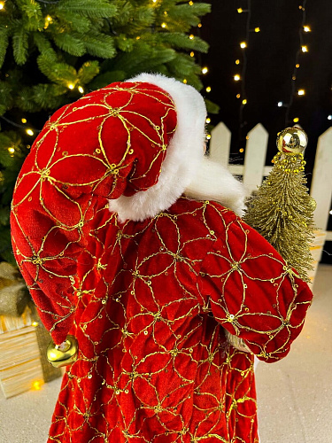 													Дед Мороз  45 см красный S1093-18 фото 5