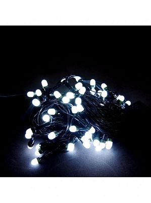 Светодиодная гирлянда нить 70 LED LED 8 м белый холодный К130-474