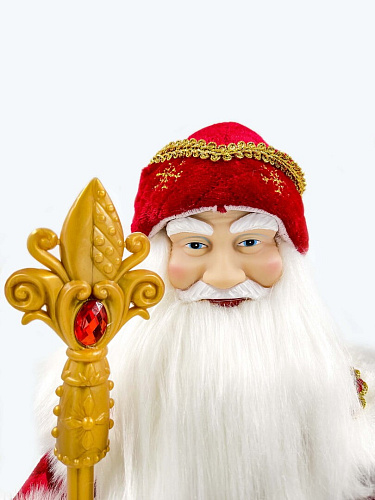 													Дед Мороз музыкальный, танцующий 50 см красный 20A06-20 фото 4