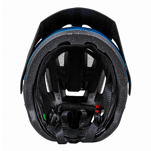													Шлем с фонарем STG TS-39 L (58-61) см черно-синий Х112432 фото 6