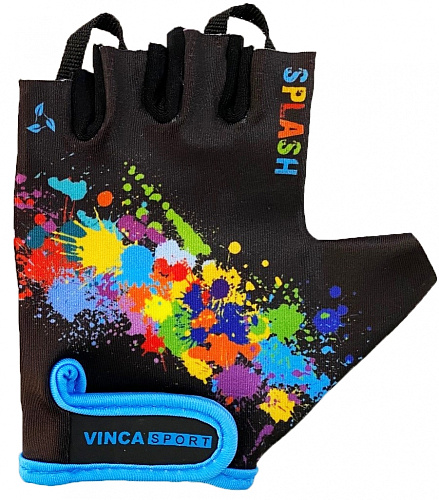 													Велоперчатки Vinca sport Splash 5XS черный VG 981 splash (5) фото 2