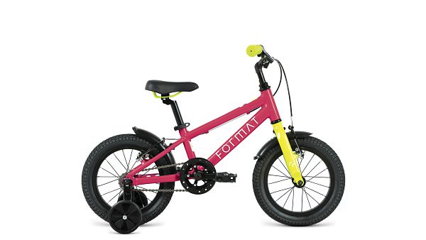 Велосипед детский FORMAT Kids 14"  1 ск. розовый RBK22FM14536 2022 г.