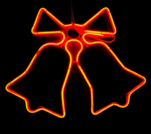 													Светодиодная фигура Колокольчик  красный  К130-494