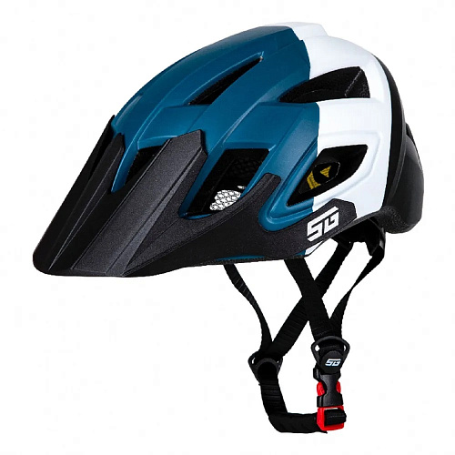 													Шлем с фонарем STG TS-39 L (58-61) см черно-синий Х112432 фото 7