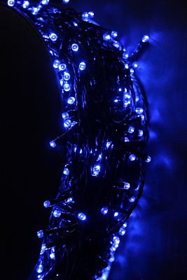 Светодиодная гирлянда нить 80 м 1000 LED синий DD1850