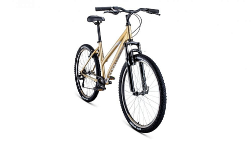 													Велосипед горный FORWARD IRIS 26 1.0 26" 17" золотой RBKW1M166005 2021 фото 2