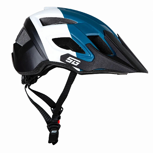													Шлем с фонарем STG TS-39 L (58-61) см черно-синий Х112432 фото 5