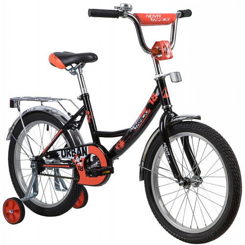 													Велосипед детский  Novatrack URBAN 18" 10,5" черный 183URBAN.BK20 