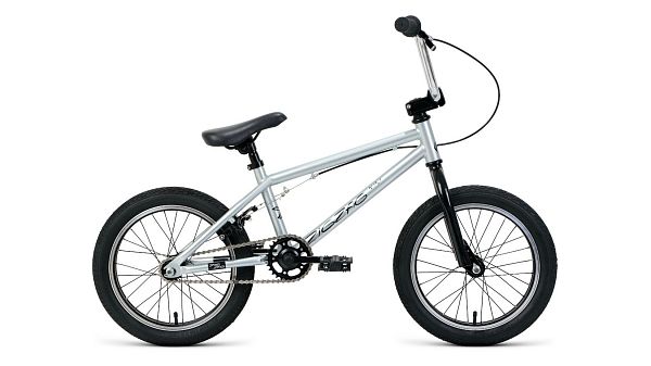 Велосипед BMX  FORWARD ZIGZAG 16 16" 15,3" серый/черный RBK22FW16086 2022 г.