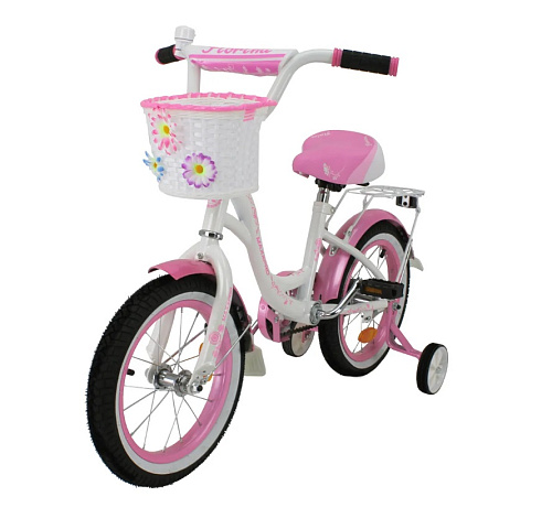													Велосипед детский  MAXXPRO FLORINA-N14-1 14"  белый, розовый FLORINA-N14-1  фото 4