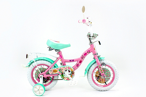 													Велосипед детский  Regal Academy RA 12"  розовый, бирюзовый RA12  фото 2