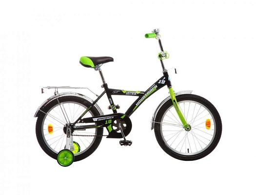 Велосипед детский  Novatrack ASTRA 18" 10,5" черный 183ASTRA.BK5 