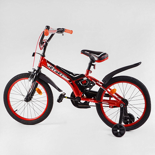													Велосипед детский JetSet  18" 10,5" красно-черный JS-N1802  фото 5