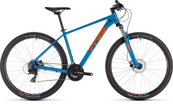 Велосипед горный CUBE AIM PRO 29" 19" 24 ск. сине-оранжевый 201310-19 