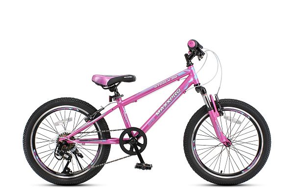 Велосипед горный MAXXPRO STEELY 20 20" 11,5" 7 ск. сиренево-голубой N2001-5 2021