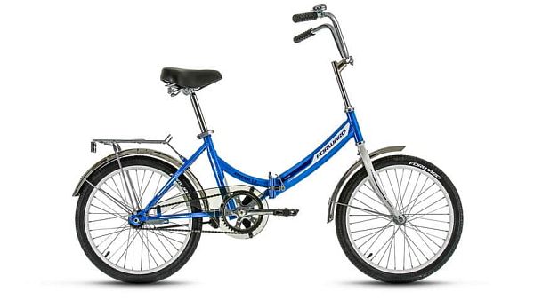 Велосипед городской складной FORWARD Arsenal 1.0 20" 14" 1 ск. синий глянцевый FORWARD Arsenal 1.0 1