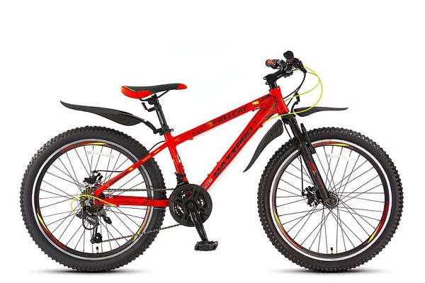 Велосипед горный MAXXPRO HELLCAT 26 PRO 24" 13" 21 ск. красно-черный Y104-H36115 