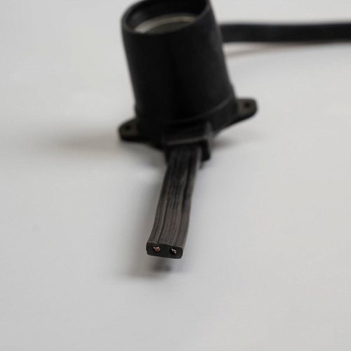 													Белт-лайт кабель шаг 20 см 2-жильный каучук черный уличный (IP65) E27 50 м 7859941-50 фото 5