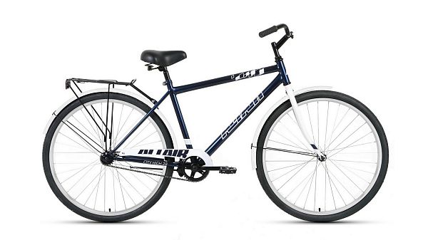 Велосипед городской дорожный ALTAIR City 28 high 28"/700c 19" 1 ск. темно-синий/серый RBK22AL28017 2