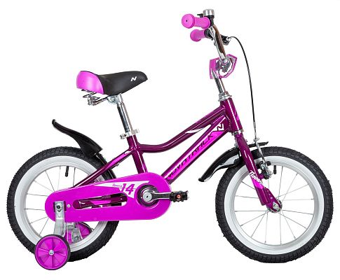 Велосипед детский Novatrack NOVARA 14" 9" фиолетовый 145ANOVARA.VL22 2022