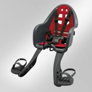 Велокресло переднее на руль Vinca sport серый с красной накладкой SE 502 LUX 00006845 Велокресло переднее на руль Vinca sport серый с красной накладкой SE 502 LUX 00006845