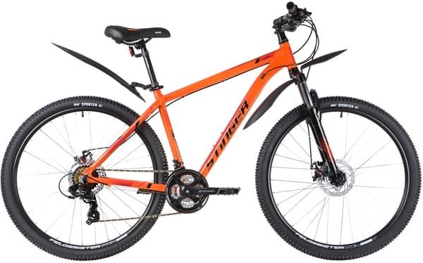 Велосипед горный Stinger ELEMENT EVO 27.5" 18"  ск. оранжевый 27AHD.ELEMEVO.18OR0 2020