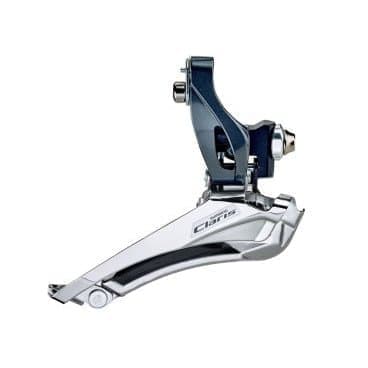 Переключатель передний Shimano , тяга нижняя, хомут верхний 31.8/34.9 мм, 18T, сталь, алюминий 31012