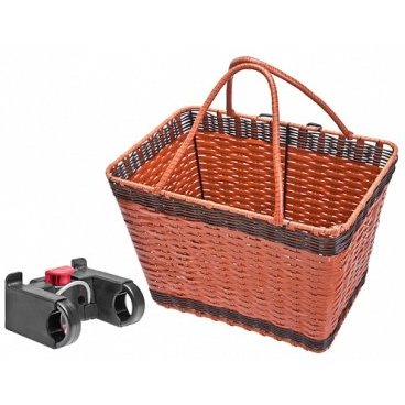 Велокорзина передняя STELS JL-106 xs коричневая 270066 Велокорзина передняя STELS JL-106 xs коричневая 270066