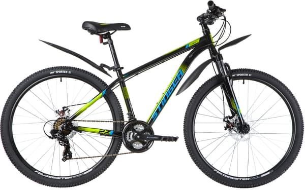 Велосипед горный Stinger ELEMENT EVO 27.5" 16"  ск. черный 27AHD.ELEMEVO.16BK0 2020