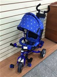 Велосипед трехколесный   синий Y087-H36061