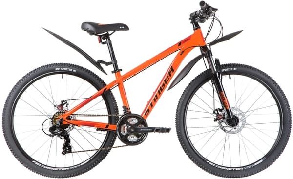Велосипед горный Stinger ELEMENT EVO 26" 18"  ск. оранжевый 26AHD.ELEMEVO.18OR0 2020