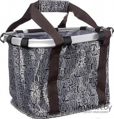 Велокорзина передняя STG HB-205 для 24"-28" колеса серый/черный Х90008