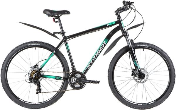 Велосипед горный Stinger ELEMENT PRO 27.5" 20"  ск. зеленый 27AHD.ELEMPRO.20GN0 2020