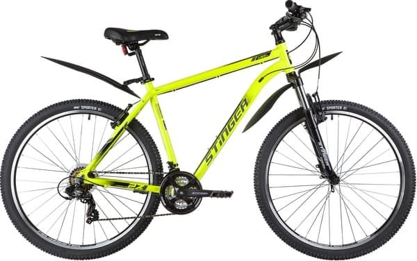 Велосипед горный хардтейл  Stinger ELEMENT STD 27.5" 20" зеленый 27AHV.ELEMSTD.20GN0 2020