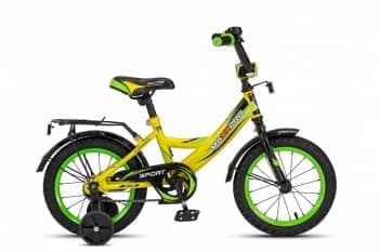 Велосипед детский MAXXPRO SPORT 14"  желто-зеленый SPORT-14-2 (19) 