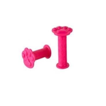 Грипсы Vinca sport Мишка и Зайка 85х22 мм красные H-G 97 Bare and Hare
